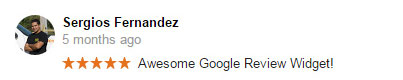 Google Review Widget Feedback